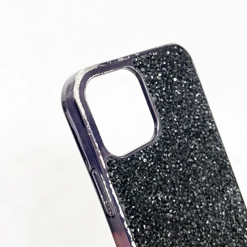 Nanette Lepore black jeweled iPhone 12 soft case